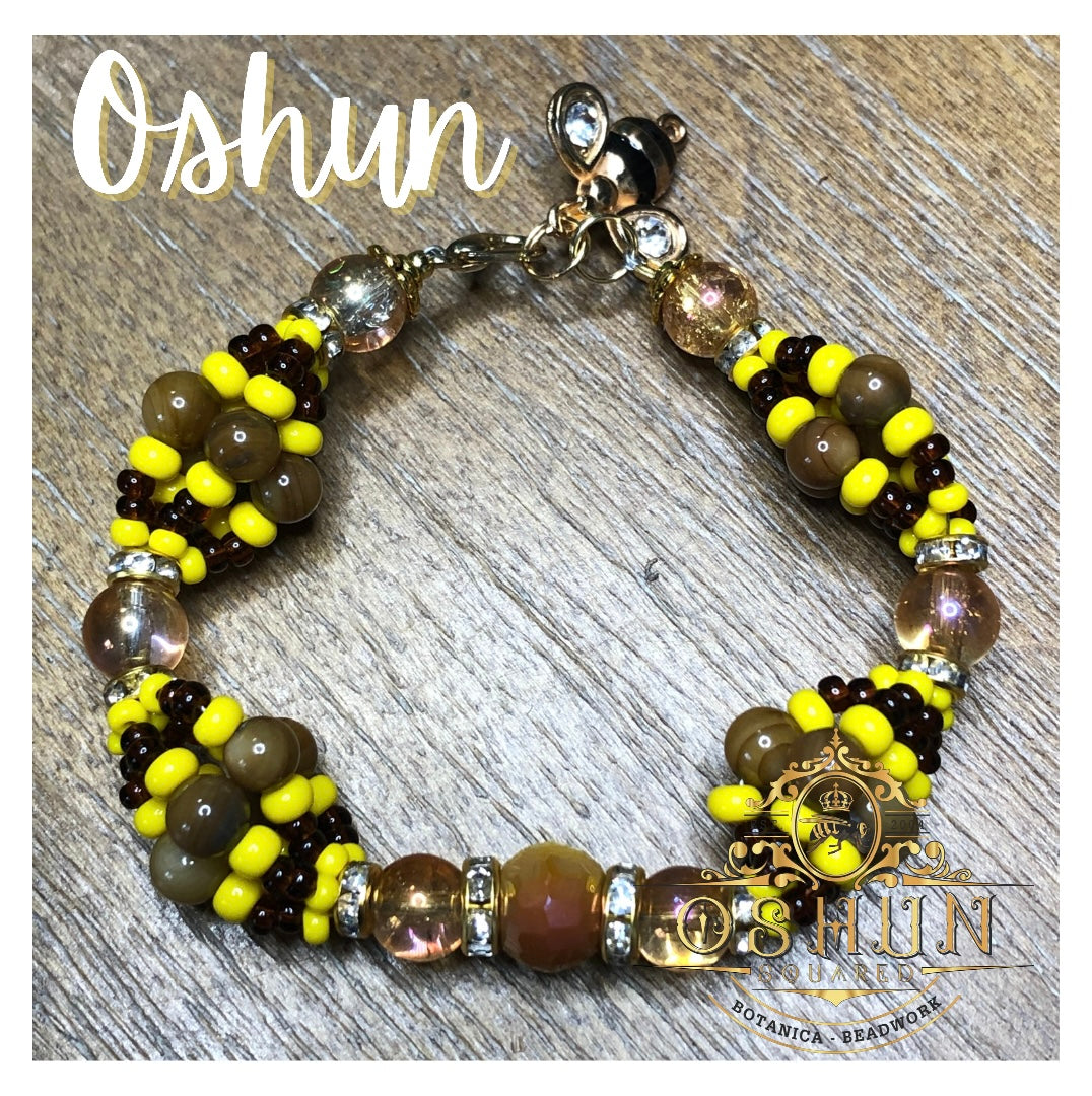 Oshun: amber glass jars